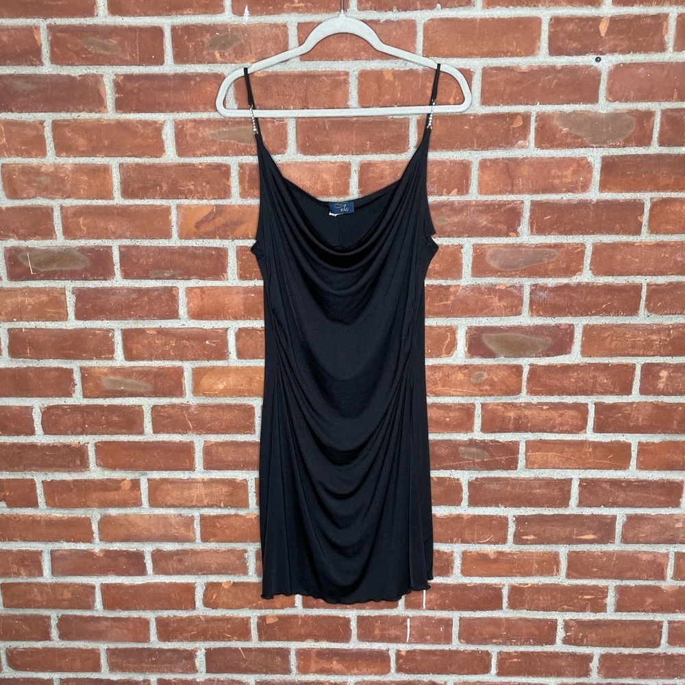 Vintage Rag black spaghetti strap dress